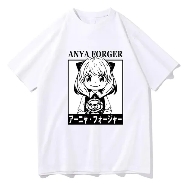 Футболка чоловіча з аніме принтом Сім'я Шпіона / Аня Розмір оверсайз (S/M/L) Білий AnimeT1161 Дніпро - фото 1