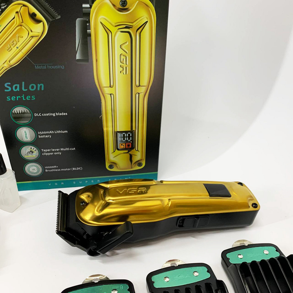 Машинка для стрижки волосся електрична VGR, Тример для скронь Машинка окантовки акумуляторна DP-80 Львів - фото 10