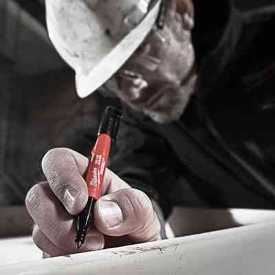 Маркер Milwaukee для будмайданчика INKZALL, тонкий, чорний (48223100) Вінниця