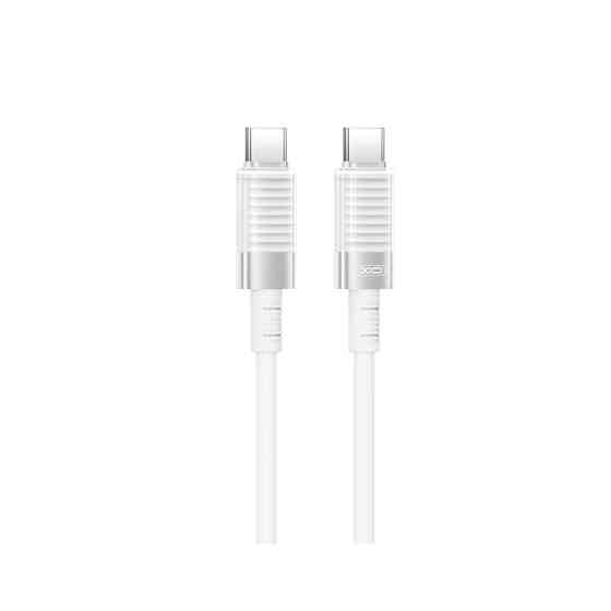 Кабель XO Brushed Silicone USB to Type-C 6A 1м білий Львів