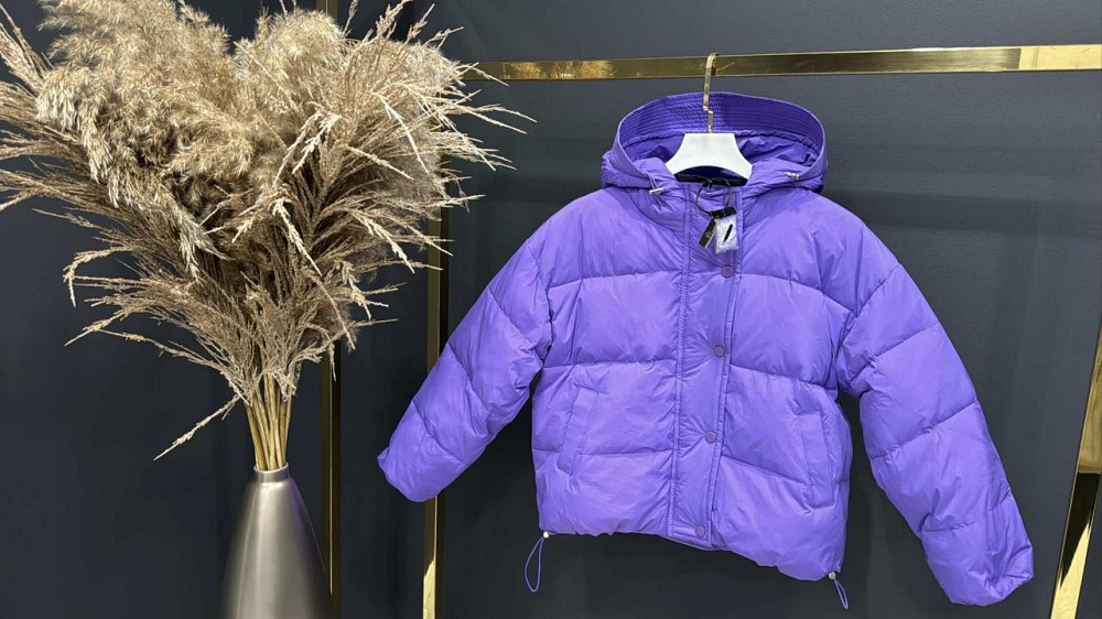 Зимняя куртка короткая оверсайз для девочек 120,130,150 екопух Николаев - изображение 1