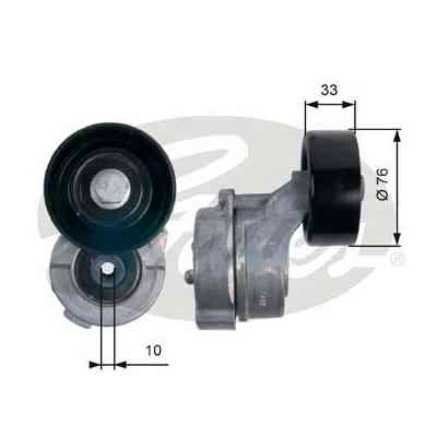 Натяжитель ремня с роликом Gates T39134 Винница