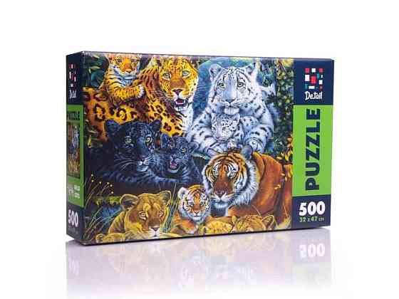 Пазлы Дикие кошки DT500-14 (укр) ТМ VLADI TOYS Киев