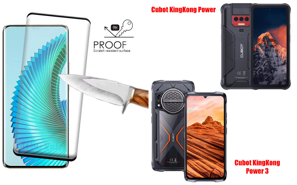 Захисне скло HyperGlass Pro для Cubot KingKong Power, KingKong Power 3 – максимальна чутливість та захист Київ - фото 1