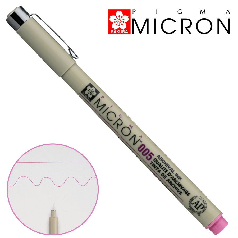 Лінер PIGMA MICRON (0.05) 0,2мм Рожевий Sakura Київ - фото 1
