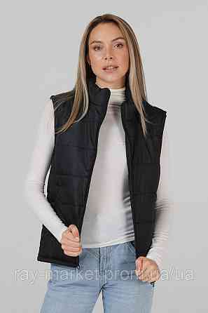 Жилет стьобаний Ray Basic жіночий утеплений чорний (U0601W-Black) Київ