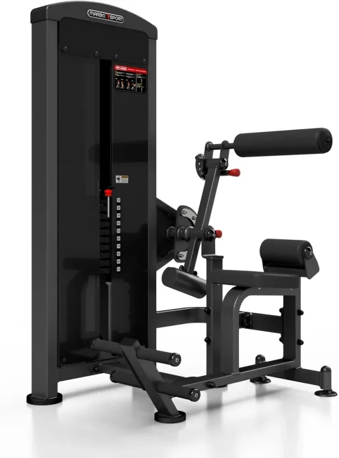 Тренажер Marbo Спорт Maszyna 2 W 1 Na Grzbiet I Brzuch Ze Stosem Mp U220 Czarny Antracyt Metalic Киев - изображение 1