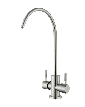 Кран для питьевой воды Mixxus MONO-08.SUS Filter «двойной» из нерж. стали (MI6563) Киев