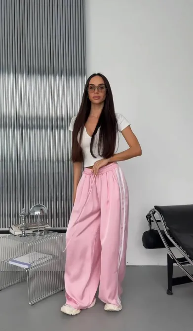 Женские брюки с двойной шелковой лампой — легкие летние брюки Одесса - изображение 13