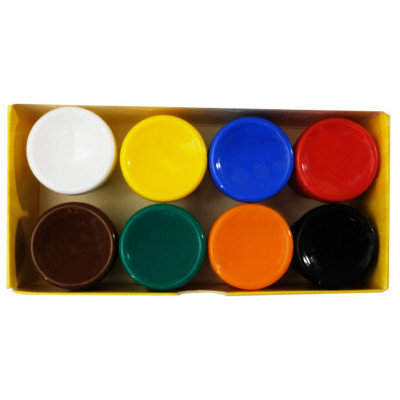 Гуашевые краски Школярик 8 цветов (83412900-UA) Винница - изображение 2