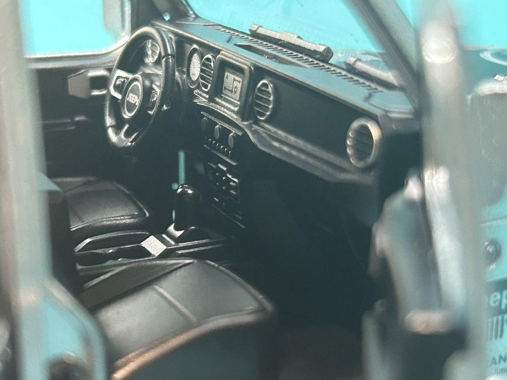 Машина Автосвіт Jeep vlanger інерційна відчиняються двері капот багажник 21см Сіра (AP-1979) Чернігів - фото 7