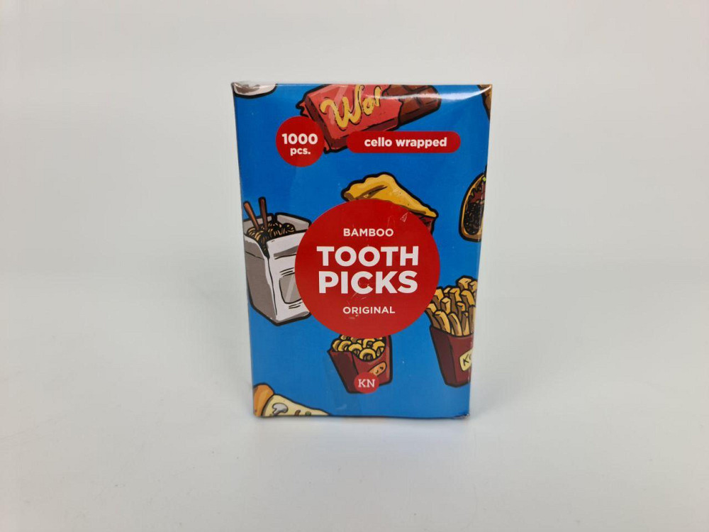 Зубочистка в индивидуальной целофановой упаковке Новинка (1000шт) (1 пачка) Харьков - изображение 4