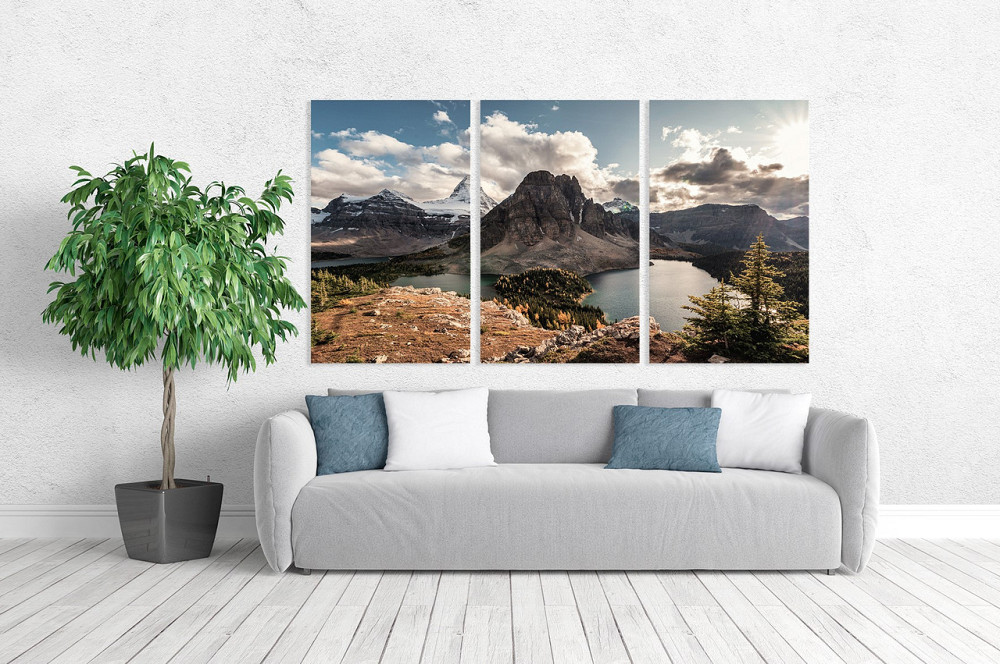 Модульная картина в гостиную / спальню  Гори  ART-094_3A 70х130 см Киев - изображение 2