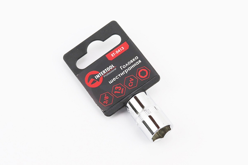 Головка торцева 6-гранна 3/8" 13мм CrV ET-0413 Київ - фото 1
