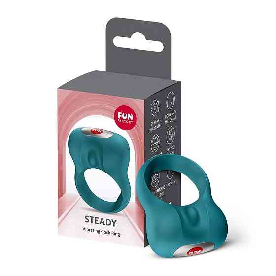 Ерекційне віброкільце Fun Factory Steady Bottle Green (м'яте паковання!!!) Sex Aura Київ