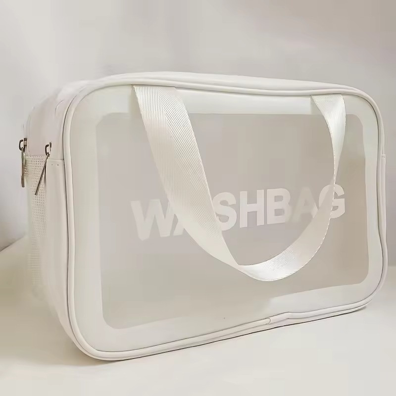 Комплет косметичок 2 шт у ванну кімнату на 2 відділення, білі Кам'янець-Подільський - фото 3