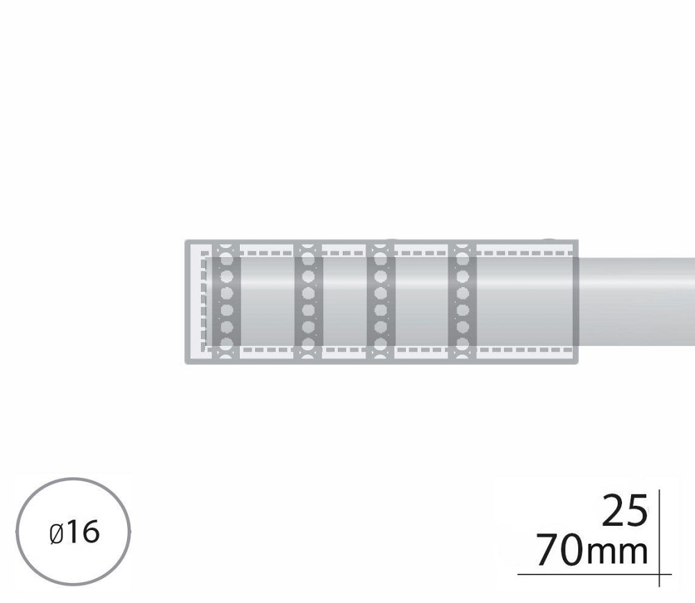Закінчення для карнизу Orvit БАРАМЕЛЛА 16 мм ЗОЛОТО Львов - изображение 2