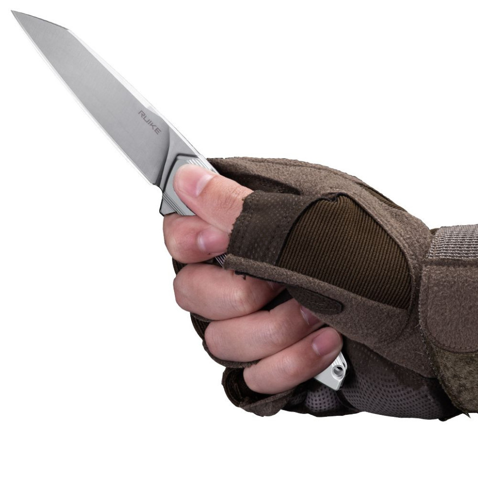 Ніж складаний туристичний Ruike P831S-SA, (8.5 см) 14C28N / 3cr14n сірий Київ - фото 13