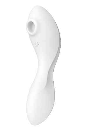 Вакуумный смарт-стимулятор с вибрацией Satisfyer Curvy Trinity 5 (White), управление со смартфона Sex Aura Киев