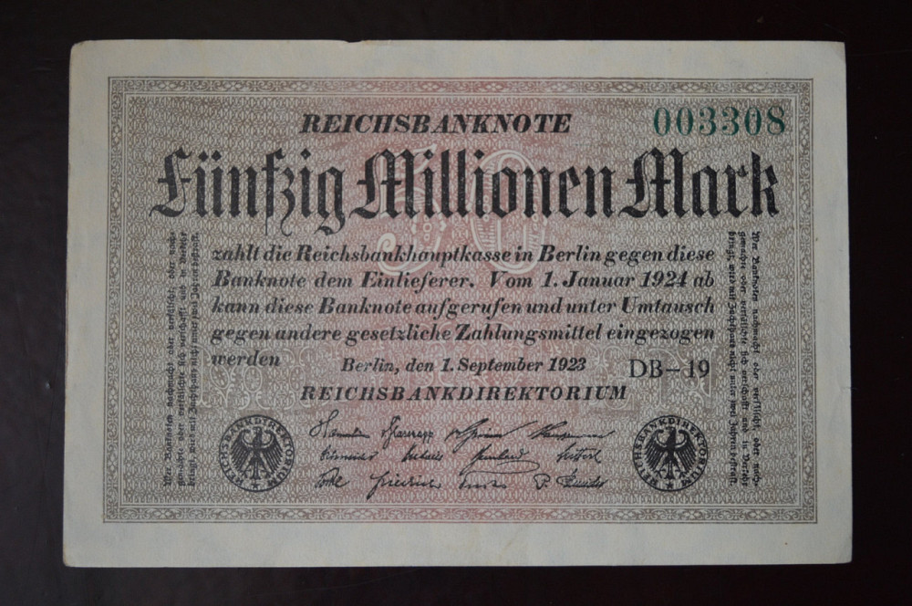 Германия 50000000 марок(50 миллионов) 1923 г(Г-1)5 Полтава - изображение 1