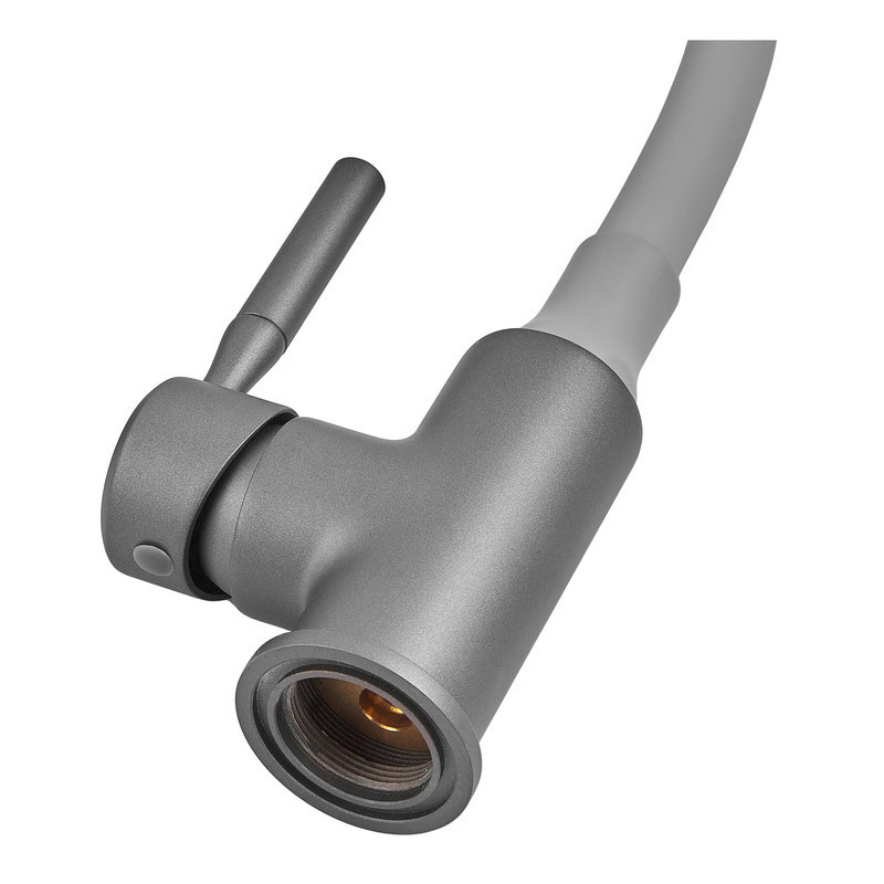 Змішувач для кухні Zerix Atrium-011-T Graphite Refl.Gray (Колір графіт+силік.вилив сірий) (ZX6107) ( 10213 ) Харьков - изображение 4