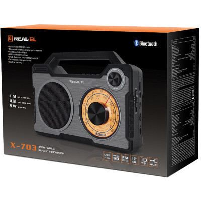 Портативний радіоприймач REAL-EL X-703 Вінниця - фото 3