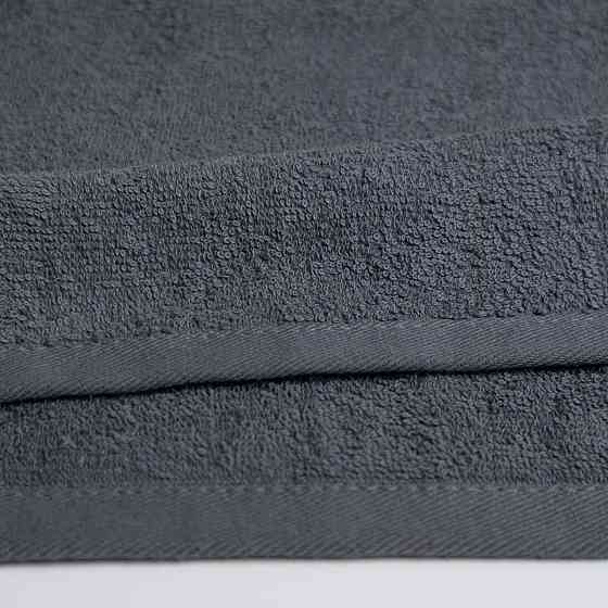 Махровое полотенце GM Textile 30х50см 400г/м2 (Серый) Сумы