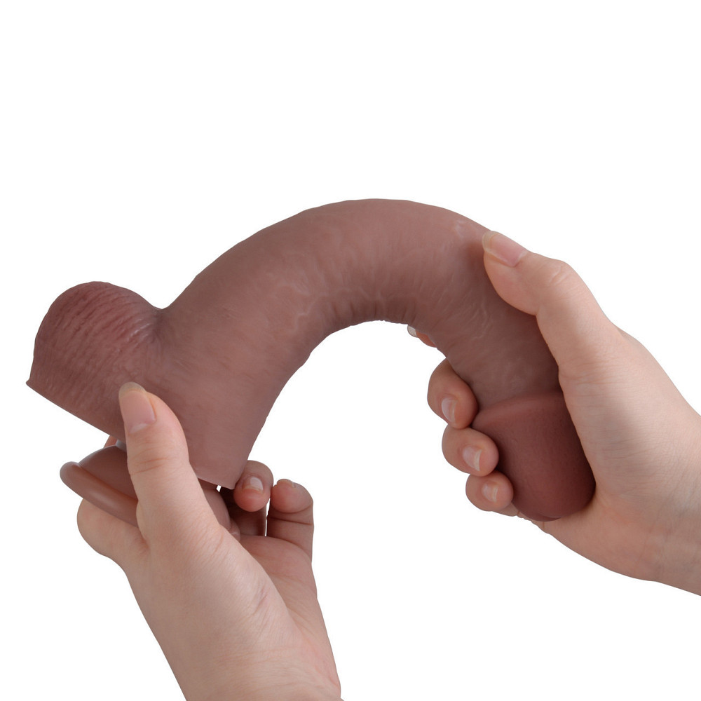 Фалоімітатор - Erospace Natural Play Silicone Dildo D3, 24 см Sex Aura Київ - фото 8