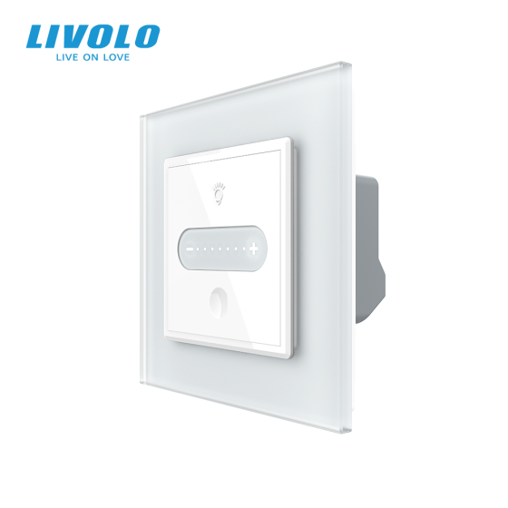 LIVOLO Розумний сенсорний димер слайдер EC LIVOLO білий матове скло Коломыя