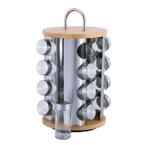 Набір для спецій 16шт на круглій підставці KAMILLE 7044 Житомир - изображение 5