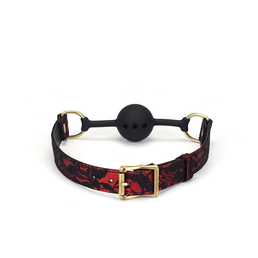Воздухопроницаемый кляп Liebe Seele Victorian Garden Ball Gag Sex Aura Киев - изображение 3