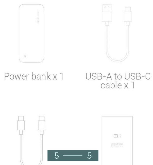 Повербанк: Zmi no 20, 25000mAh. 20w .GB826. Київ - фото 1