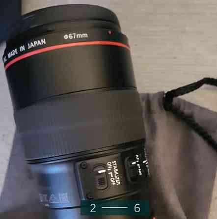 Объектив Canon EF 100mm. F/2.8L . Macro IS USM Киев