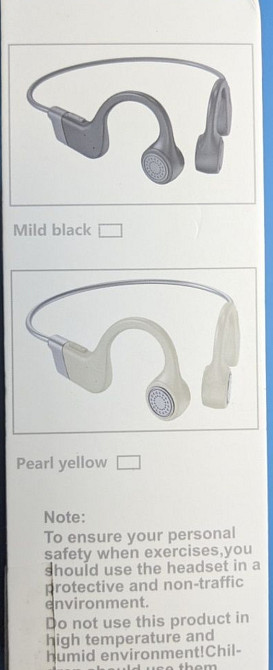 Бездротові спортивні навушники з кістковою провідністю Київ - фото 3