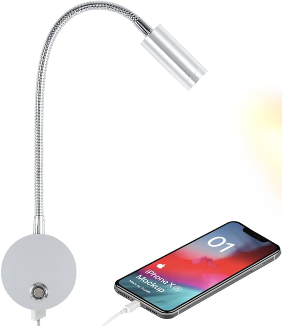 Світлодіодна настінна приліжкова лампа WisHomee Луцк - изображение 1