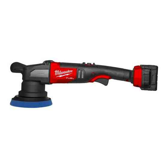 Машина полировальная эксцентриковая аккумуляторная MILWAUKEE, M18 FUEL FROP15-502X, O125мм (+заряд.устройства, 2 аккум.Х 5Ач, HDкейс) Одесса