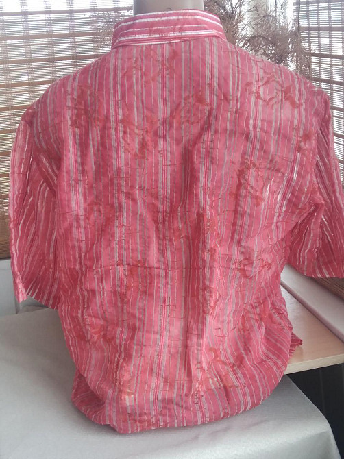 Чоловіча турецька котонова сорочка шведка.52.54р. Київ - фото 2