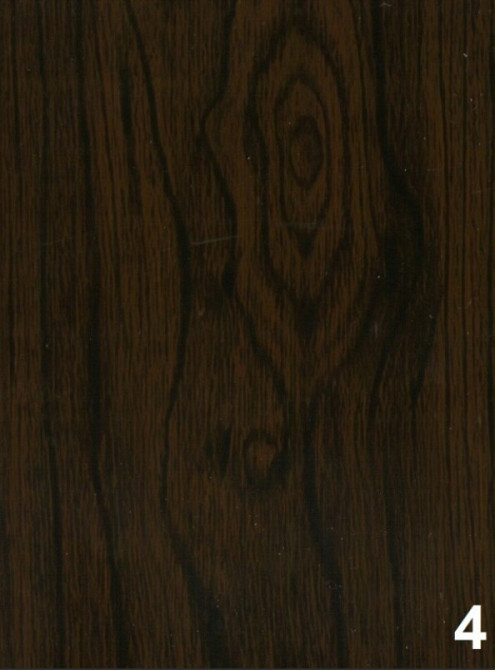 Двері гармошка полуостекленная 1020х2030х10мм ДУБ темний №4 Дніпро - фото 2