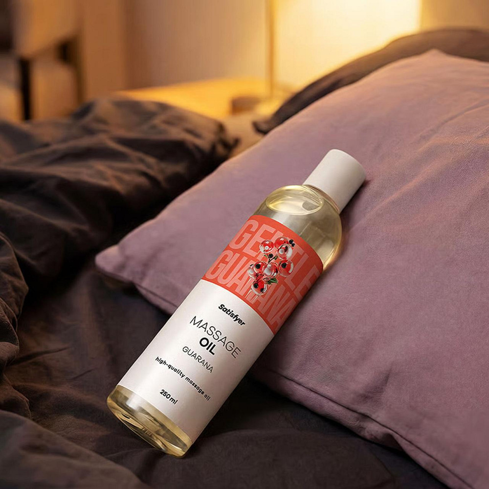 Розпродаж!!! Масажна олія Satisfyer Massage Oil Guarana 250 мл (термін 30.04.2027) Sex Aura Київ - фото 8