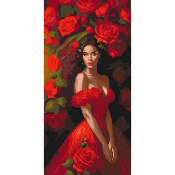 Картина по номерам ArtCraft Соскуса в красном 40х80 см (10145-AC) Харьков