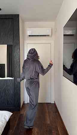 Женский повседневный костюм двойка: кофта и штаны велюр Одесса