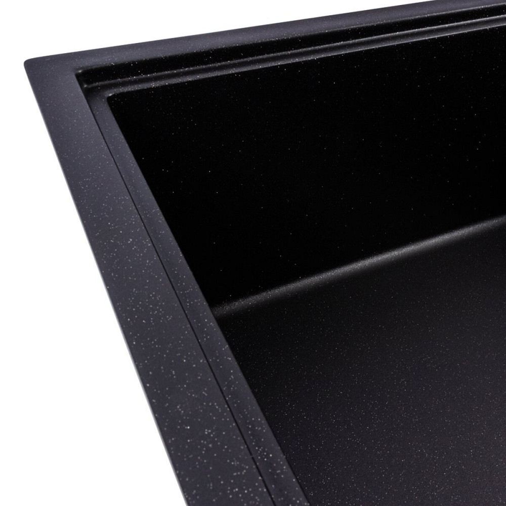 VALESO Гранітна мийка VALESO GALANS 7850 матова Чорний металік Київ - фото 4