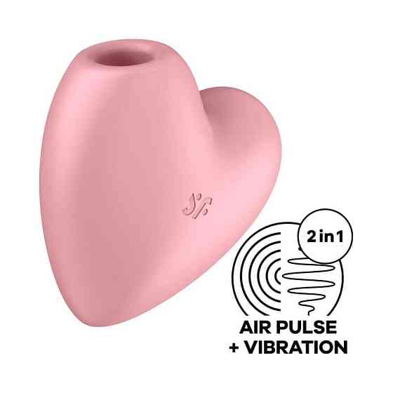 Вакуумный стимулятор - Satisfyer Cutie Heart Light Red Sex Aura Киев