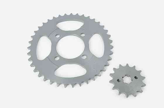 Звезды трансмиссии (пара) мопед Дельта , мопед Альфа 428-14T + 428-39T Мукачево