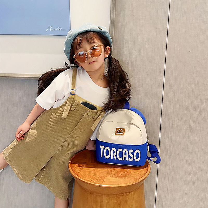 Детский рюкзак TD-620 на одно отделение с ремешком и ушками Blue Киев - изображение 4