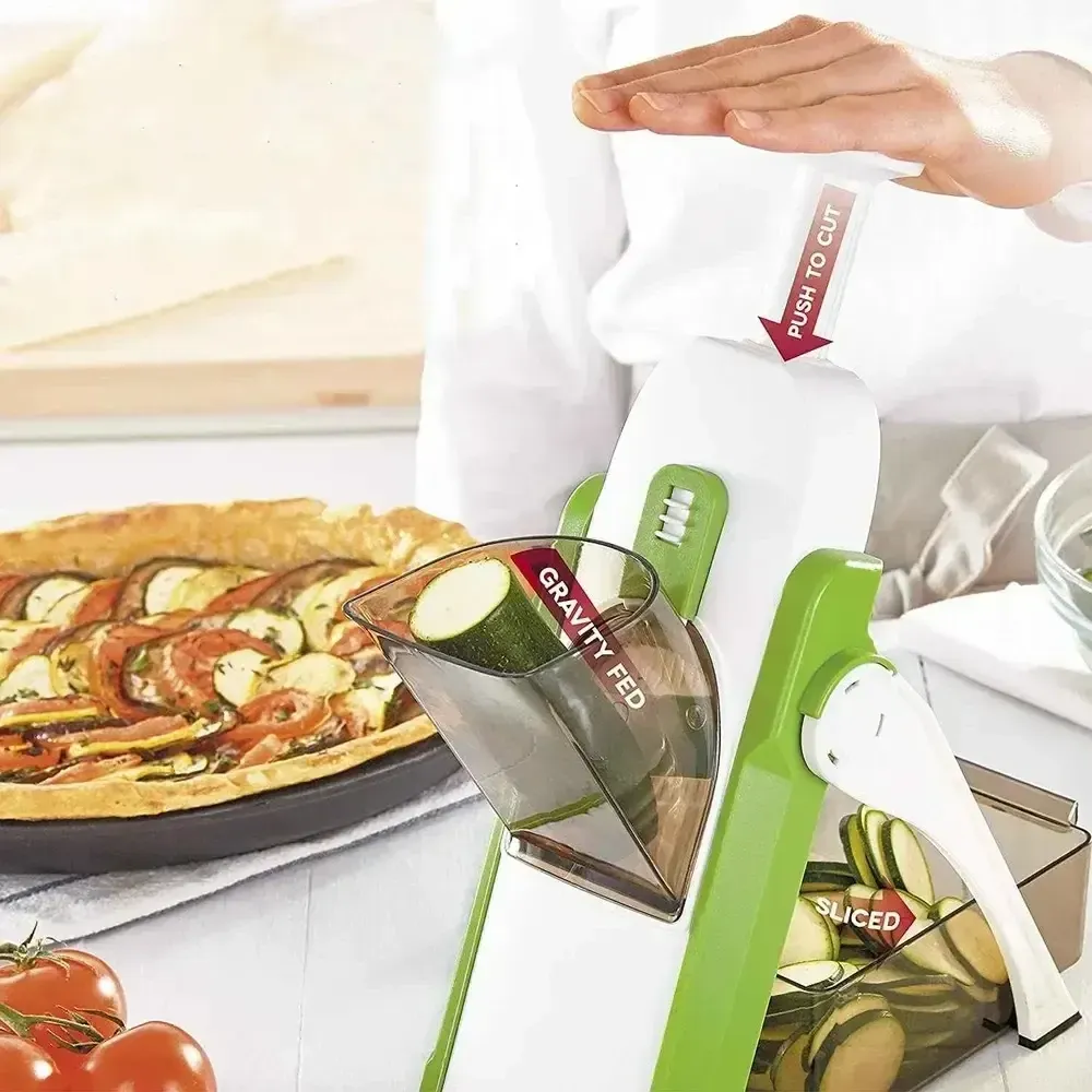 Овощерезка Safe Slice Mandoline для нарезки овощей и фруктов,нарезка кубиками, кружочками, соломкой, брусками Одесса - изображение 4