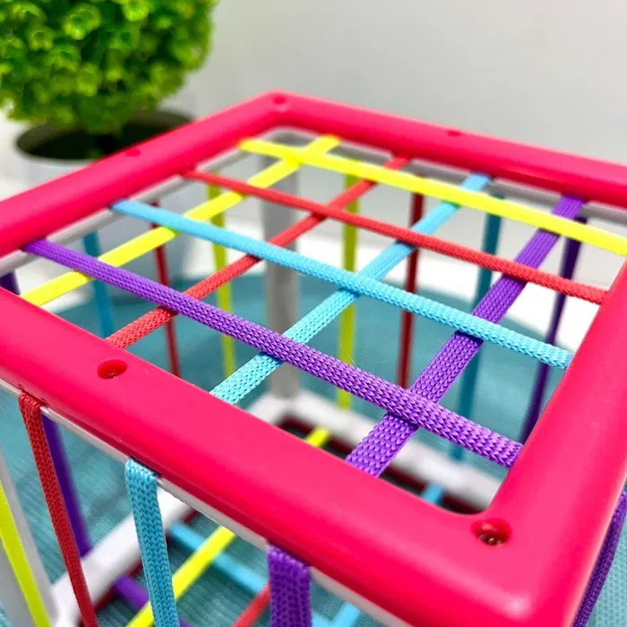 Сортер дитячий гумки на гранях 6 фігур-брязкальце (PLC488-PLC388) Чернигов - изображение 2