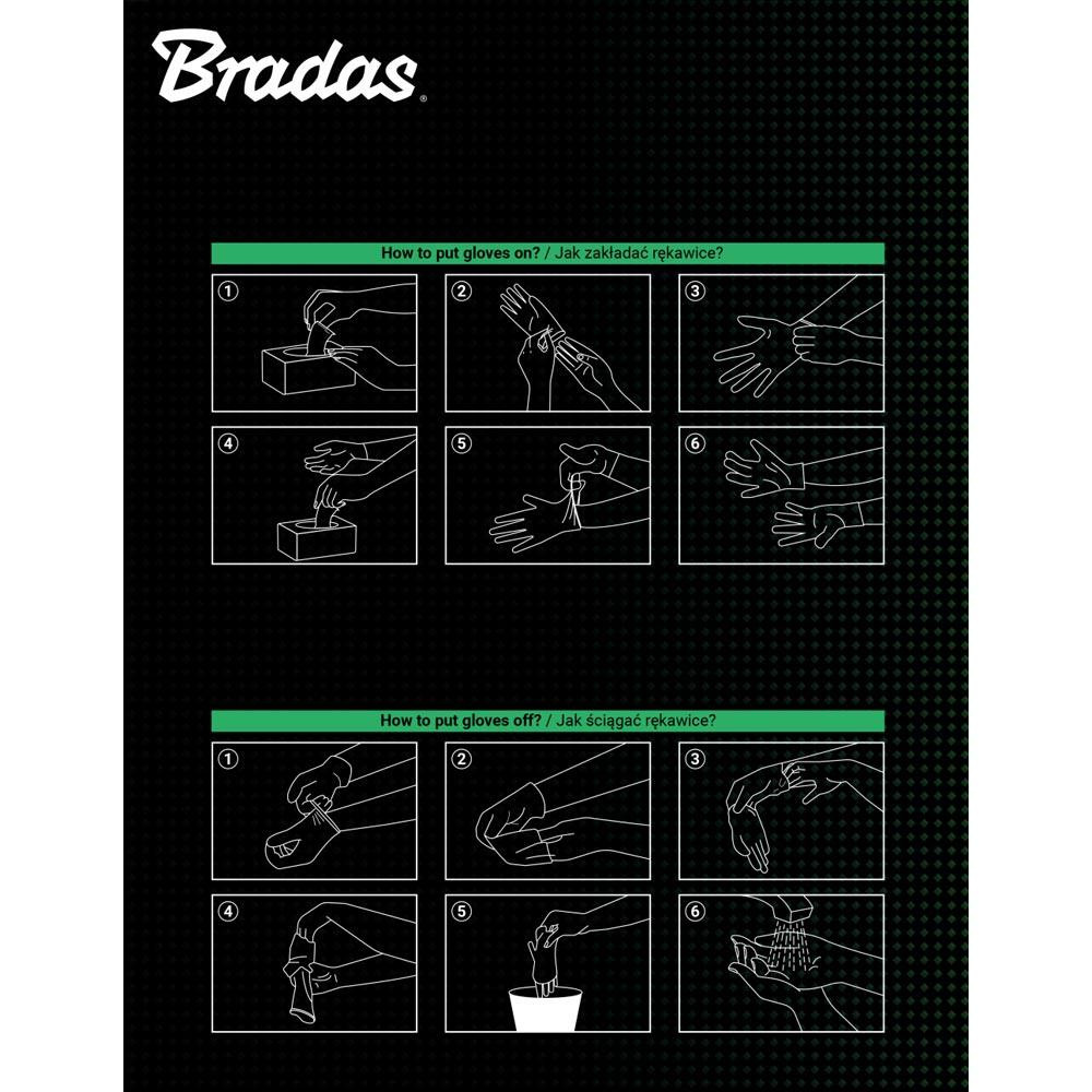 Захисні рукавички DIAMOND, нітрилові, M розмір 7-8, зелені, RWJNDGR8 Київ - фото 9