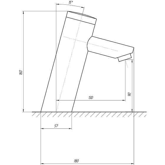 Монокран инфракрасный для умывальника TREMOLADA TREMO-8501 BATTERY (000017105) Киев