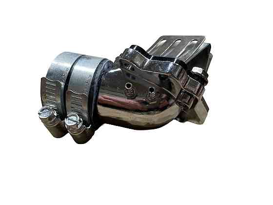 Патрубок карбюратора (колектор) 4T GY6 50 (тюнінг з пелюсткою) ST Мукачево